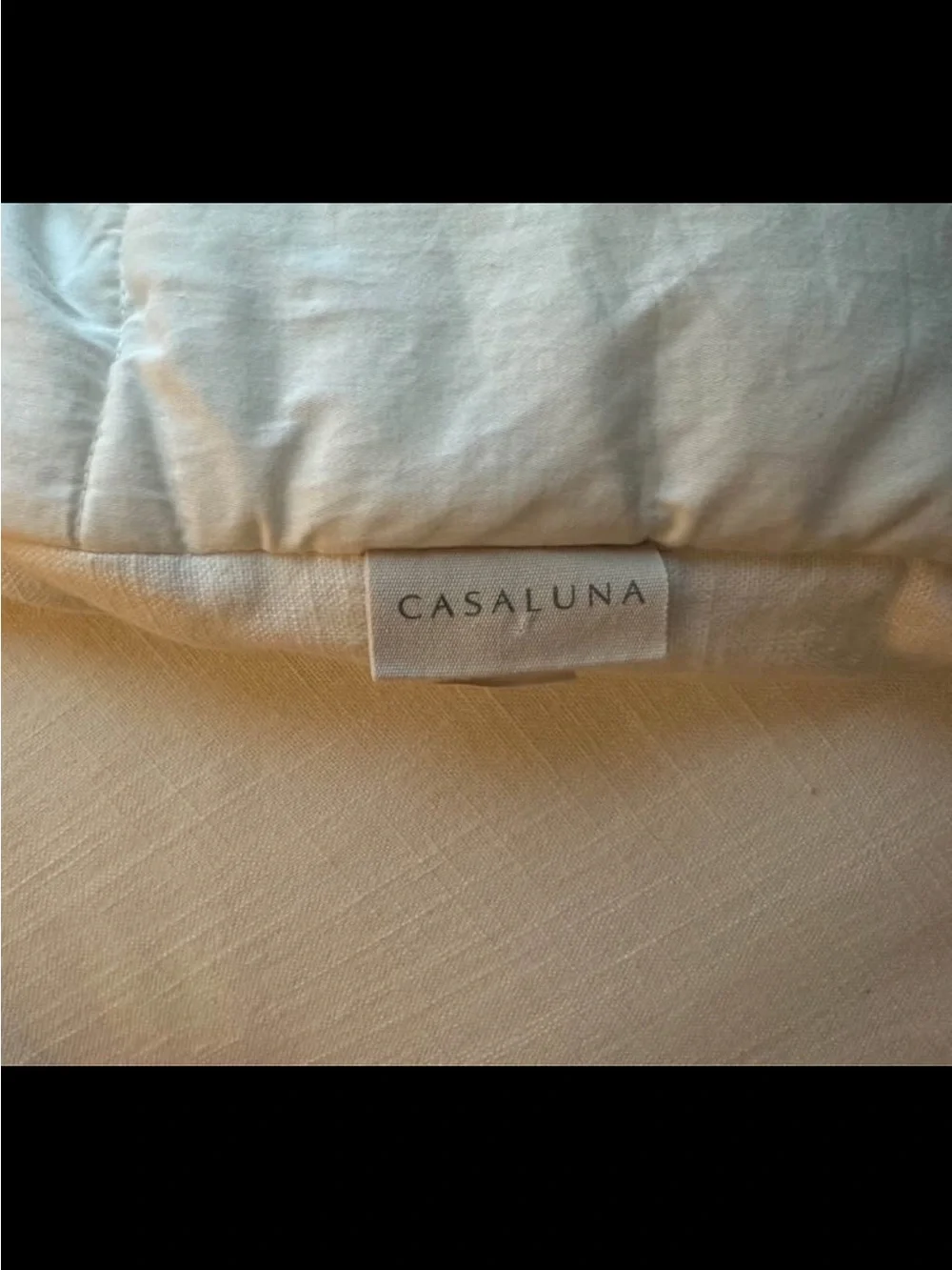 Casaluna Weighted Linen-Blend Comforter Full/Queen; pillows/shams included